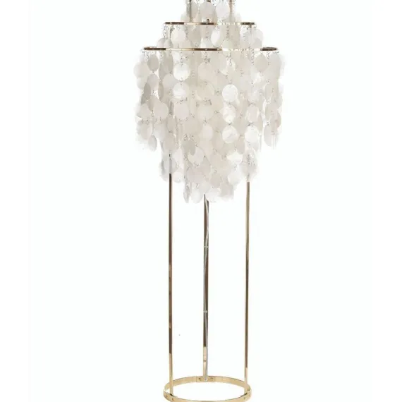 Fun 1STM - gulvlampe i perlemor og messing af Verner Panton