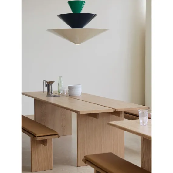 GIO LN15 - PENDEL Ø92 - SIGNAL GREEN, DEEP BLUE OG ECRU WHITE