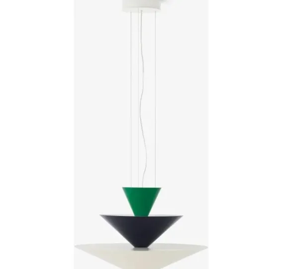 GIO LN14 - PENDEL Ø60 - SIGNAL GREEN, DEEP BLUE OG ECRU WHITE