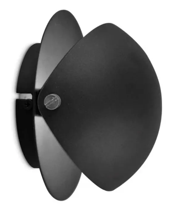 GISARIO 15 W1 VÆGLAMPE SORT