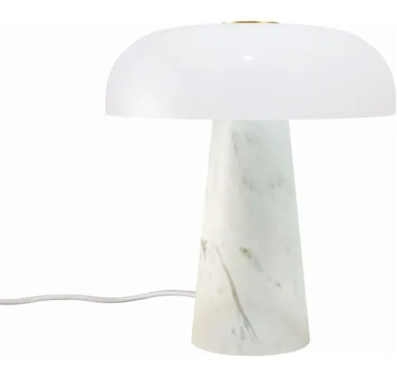 GLOSSY MINI BORDLAMPE HVID MARMOR