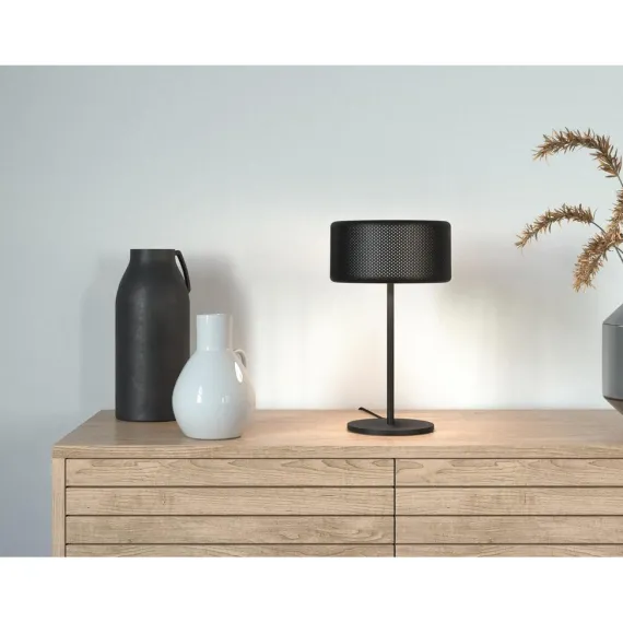 GRAIN - BORDLAMPE M - MAT SORT - BELID