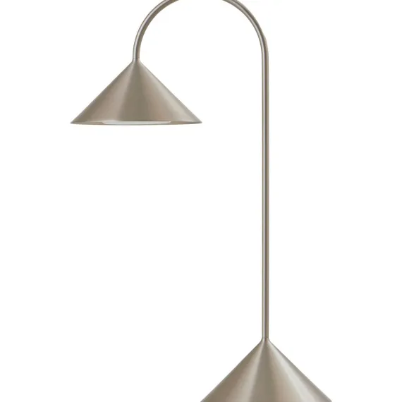 GRASP BORDLAMPE H47 BØRSTET RUSTFRIT STÅL PORTABLE