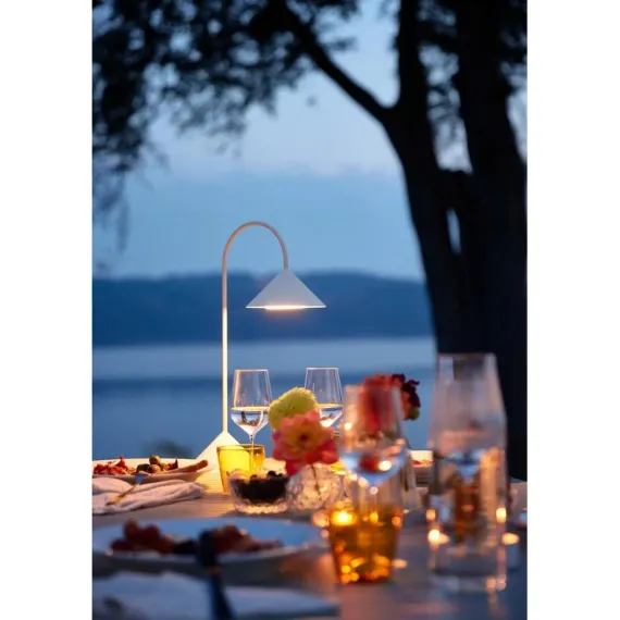 Grasp Bordlampe H47 Mat Hvid Portable