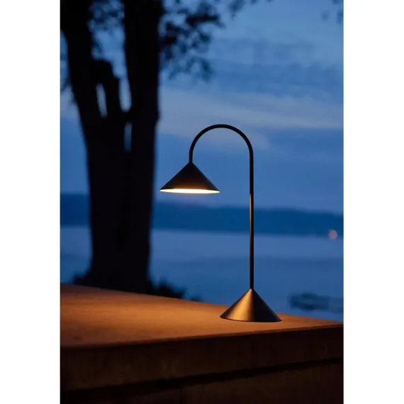 GRASP BORDLAMPE H47 MAT SORT PORTABLE - Frandsen