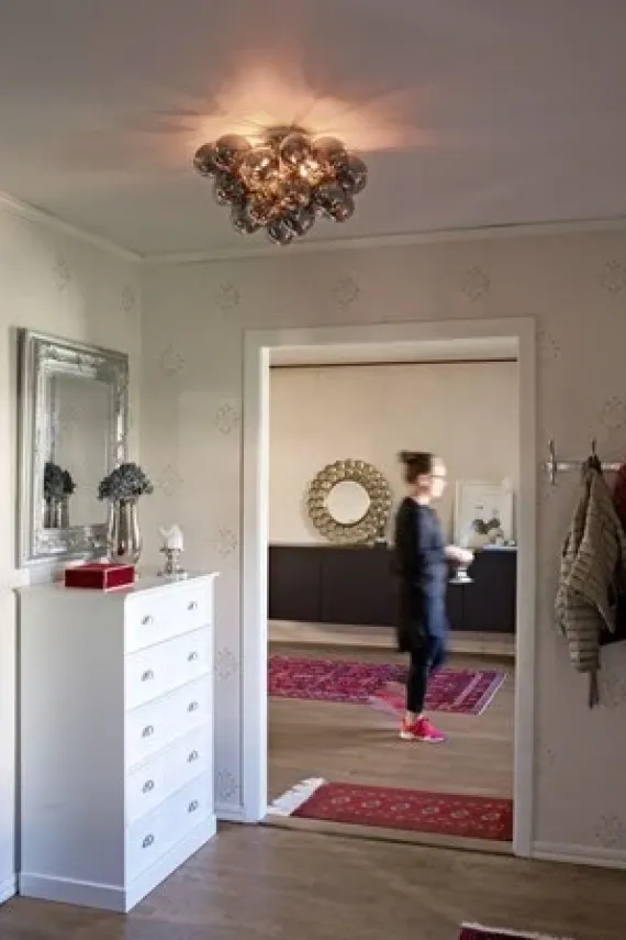 GROSS LOFTLAMPE RØGGRÅ Ø50
