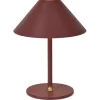 HYGGE BORDLAMPE Ø19 MAROON RØD BATTERI LED
