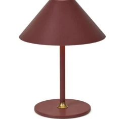 HYGGE BORDLAMPE Ø19 MAROON RØD BATTERI LED