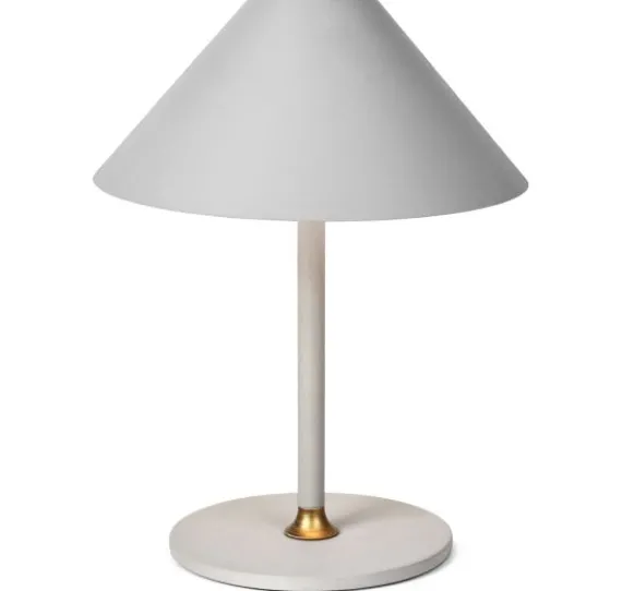 HYGGE BORDLAMPE Ø19 VARM GRÅ BATTERI LED