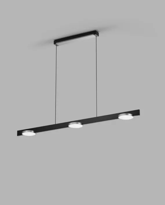 INLAY S1250 LINEAR DISC - MATT BLACK/SATIN SILVER