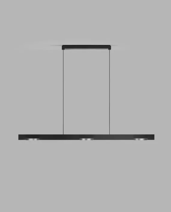 INLAY S1250 LINEAR DISC - MATT BLACK/SATIN SILVER