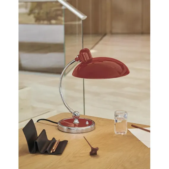 KAISER IDELL 6631-T LUXUS, VENETIAN RED BORDLAMPE