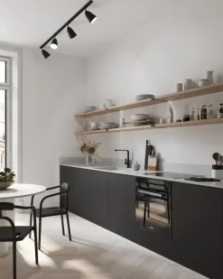 Koniekel Skinne Spot Mat Sort - Nordlux