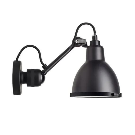 Lampe Gras No. 304 Badeværelse Væglampe - Sort / IP64