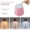 LED bordlampe Inde/ude - Pink, touch dæmpbar, CCT, IP54 udendørs - Lampeagenten