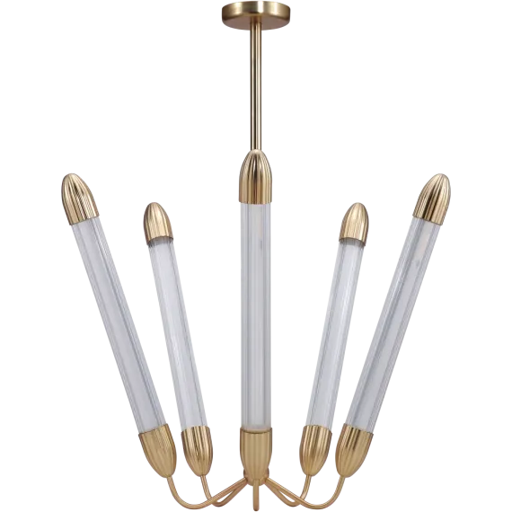 Lemon Squeeze Penta long - plated brass