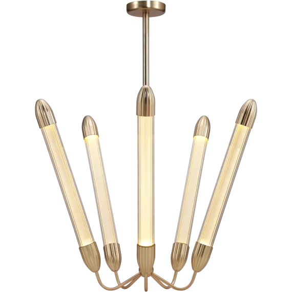 Lemon Squeeze Penta long - plated brass