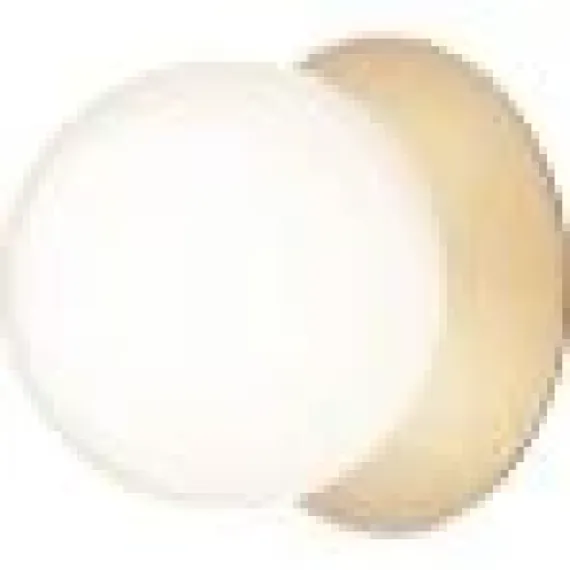 LIILA 1 LARGE VÆGLAMPE IP44 NORDISK GULD/OPAL
