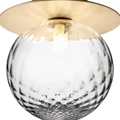 LIILA 1 LARGE VÆGLAMPE IP44 NORDISK GULD/KLAR