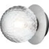 LIILA 1 LILLE VÆGLAMPE IP44 LYS SØLV/KLAR