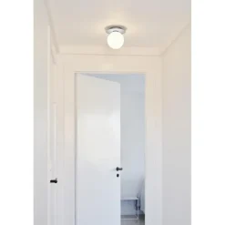 LIILA 1 MEDIUM VÆGLAMPE IP44 LYS SØLV/OPAL