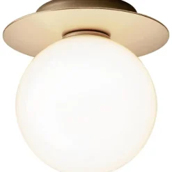 LIILA 1 MEDIUM VÆGLAMPE IP44 NORDISK GULD/OPAL