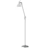 Luxy F1 Gulv Alu / Mat Hvid - Gulvlampe