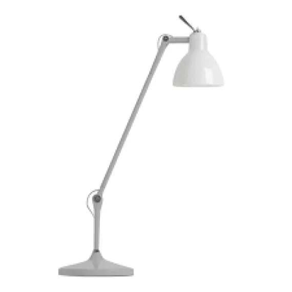 Luxy T1 Bordlampe Alu/Mat Hvid Skærm - Rotaliana