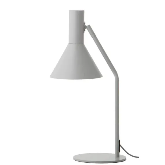 Lyss Bordlampe Mat Lys Grå
