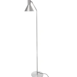 LYSS GULVLAMPE BØRSTET ALUMINIUM