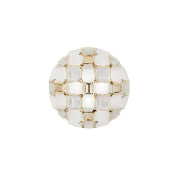 Mida Plafond Ø50 Hvid/guld - Loftlampe