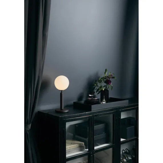 MIIRA BORDLAMPE STENGRÅ/OPAL