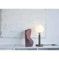 MIIRA BORDLAMPE STENGRÅ/OPAL