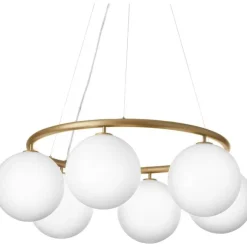 MIIRA 6 CIRKULÆR PENDEL MESSING/OPAL