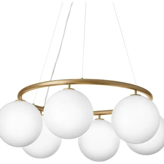 MIIRA 6 CIRKULÆR PENDEL MESSING/OPAL