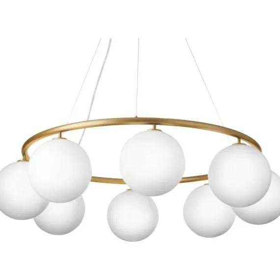 MIIRA 8 CIRKULÆR PENDEL MESSING/OPAL