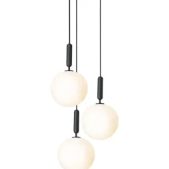 MIIRA 3 LARGE KLYNGE STENGRÅ/OPAL