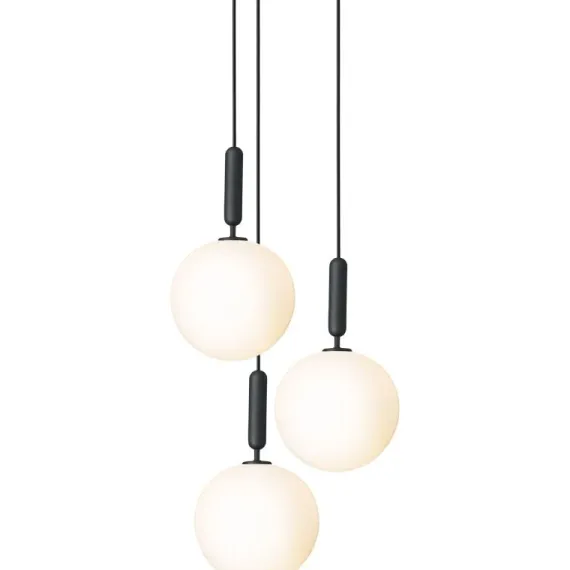 MIIRA 3 LARGE KLYNGE STENGRÅ/OPAL