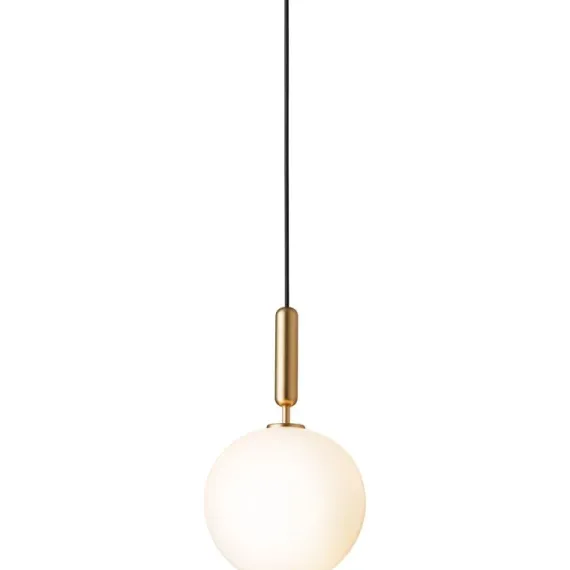 MIIRA 1 LARGE PENDEL MESSING/OPAL