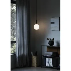 MIIRA 1 LARGE PENDEL STENGRÅ/OPAL