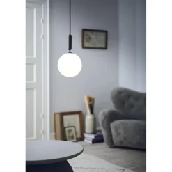 MIIRA 1 LARGE PENDEL STENGRÅ/OPAL