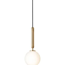 MIIRA 1 PENDEL MESSING/OPAL