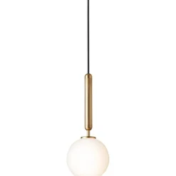MIIRA 1 PENDEL MESSING/OPAL
