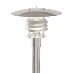 MIKE Bedarmatur - Galvaniseret Stål - Robust udendørslampe