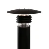 MIKE Pullertarmatur - Sort RAL 9005 - Elegant og robust udendørslampe