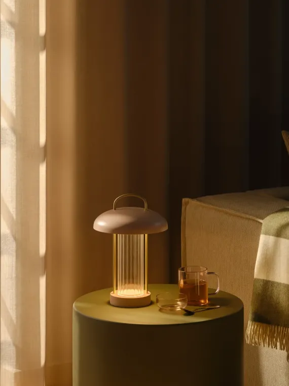 Mirano portable | Bordlampe | Støvet rosa