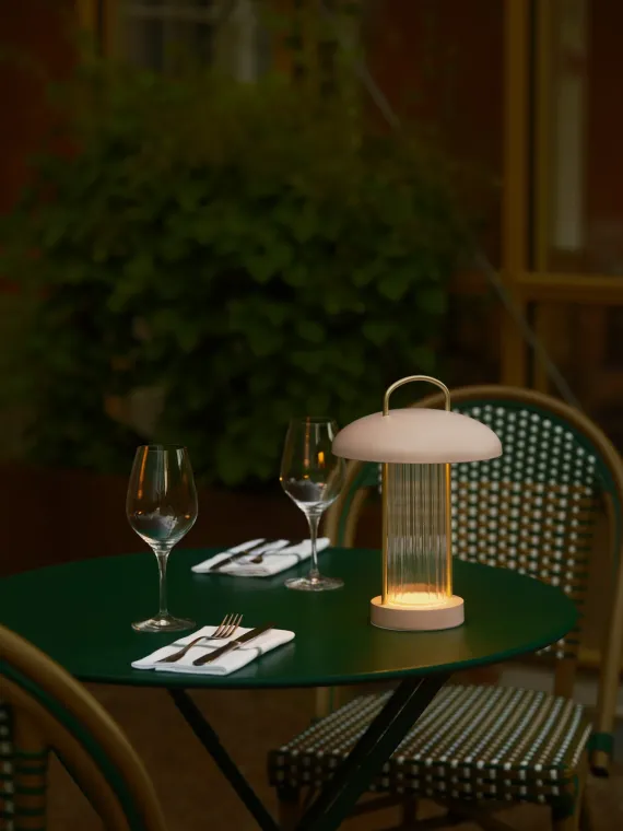 Mirano portable | Bordlampe | Støvet rosa