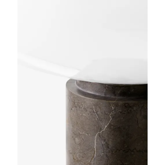 MIST AP17 - BORDLAMPE - GLAS GRIGIO CALDO BASE