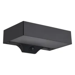 Monay Square Solar | Væglampe | Sort