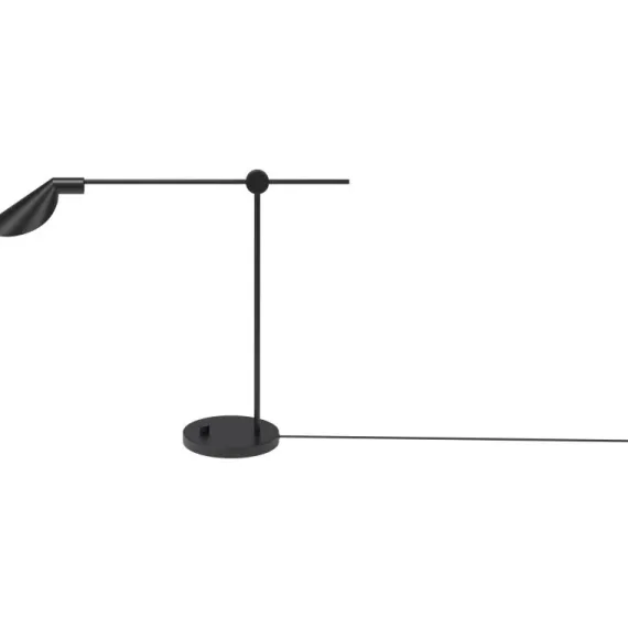 MS021 SORT PVD LANG BORDLAMPE - FRITZ HANSEN